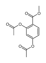 2,4-二乙酰氧基苯甲酸甲酯 结构式
