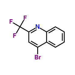 4-溴-2-三氟甲基喹啉 结构式