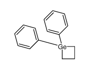 1,1-二苯基锗杂环丁烷 结构式