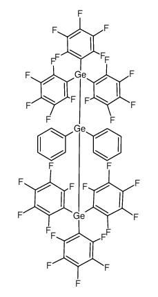 1,1,1,3,3,3-六(五氟苯基)-2,2-二苯基三锗烷 结构式