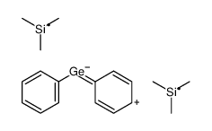 二苯基双(三甲基硅基)锗烷 结构式