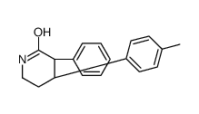 顺-4-(4-甲基苯基)-3-苯基-2-哌啶酮 结构式