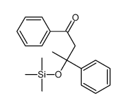 1-Butanone, 1,3-diphenyl-3-[(trimethylsilyl)oxy]- 结构式
