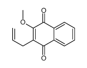 2-甲氧基-3-(2-丙烯-1-基)-1,4-萘二酮 结构式