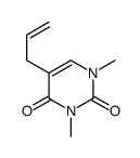 1,3-二甲基-5-(2-丙烯-1-基)-2,4(1H,3H)-嘧啶二酮 结构式