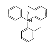 三(2-甲苯基)膦-硼烷(1:1) 结构式