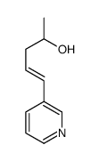 4-Penten-2-ol, 5-(3-pyridinyl)-, (4E)- 结构式