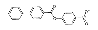 4-硝基苯基[1,1'-联苯]-4-羧酸酯 结构式