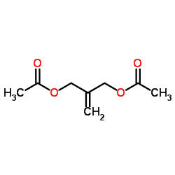 2-亚甲基丙烷-1,3-二乙酰氧基 结构式