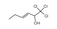 (3E)-1,1,1-三氯-3-己烯-2-醇 结构式