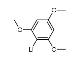 Lithium, (2,4,6-trimethoxyphenyl)- 结构式