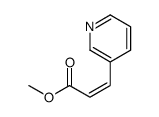 (E)-3-(吡啶-3-基)丙烯酸甲酯 结构式
