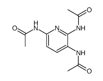 N,N',N''-吡啶-2,3,6-三基三乙酰胺 结构式