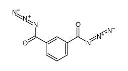1,3-Benzenedicarboxylic acid diazide 结构式