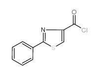 2-苯基-1,3-噻唑-4-羰酰氯 结构式