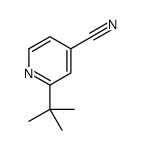 2-叔丁基-4-氰基吡啶 结构式