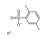 2-碘-5-甲基苯磺酸钾 结构式