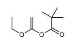 Propanoic acid, 2,2-dimethyl-, 1-ethoxyethenyl ester 结构式