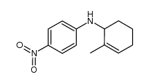 N-(2-甲基-2-环己烯-1-基)-4-硝基苯胺 结构式