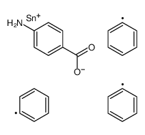 4-氨基苯甲酸三苯基锡酯 结构式