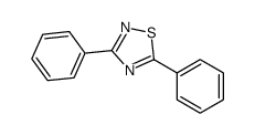 1,2,4-Thiadiazole, 3,5-diphenyl- 结构式