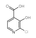 2-氯-3-羟基吡啶-4-羧酸 结构式