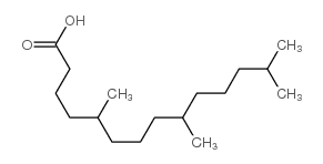 5,9,13-三甲基十四烷酸 结构式