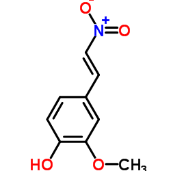 2-甲氧基-4-(2-硝基乙烯)酚 结构式