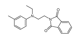 2-[2-[乙基-(3-甲基苯基)氨基]乙基]异吲哚-1,3-二酮 结构式