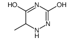 6-甲基-1,2,4-三嗪烷-3,5-二酮 结构式