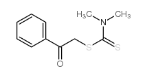 N,N-二甲基-1-苯甲酰甲硫基-硫代甲酰胺 结构式