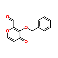 3-(苄氧基)-4-氧基-4H-吡喃-2-甲醛 结构式