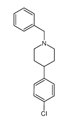 1-苄基-4-(4-氯苯基)哌啶 结构式
