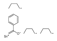 三丁基(1-苯基乙烯氧基)锡烷 结构式