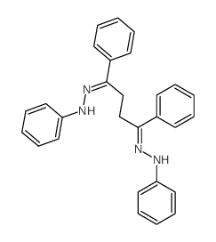 1,4-二苯基-1,4-丁二酮双苯腙 结构式