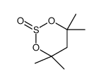4,4,6,6-四甲基-1,3,2-二氧硫杂环己烷 2-氧化物 结构式