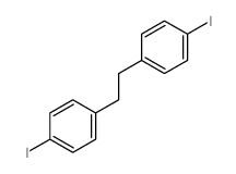 1-碘-4-[2-(4-碘苯基)乙基]苯 结构式
