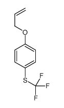 1-烯丙氧基-4-(三氟甲硫基)苯 结构式