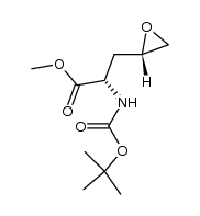 D-threo-Pentonic acid, 4,5-anhydro-2,3-dideoxy-2-[[(1,1-dimethylethoxy)carbonyl]amino]-, methyl ester (9CI) 结构式