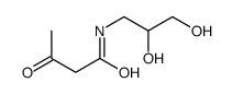 N-(2,3-二羟丙基)-3-氧代丁酰胺 结构式