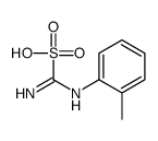 1-亚氨基-1-[(2-甲基苯基)氨基]甲磺酸 结构式