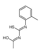 N-乙酰基-N'-(2-甲基苯基)硫脲 结构式