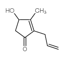 2-丙烯基-3-甲基-4-羟基-2-环戊烯-1-酮 结构式