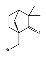 1-(溴甲基)-3,3-二甲基双环[2.2.1]庚-2-酮 结构式
