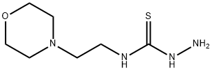 4-[2-(4-吗啉)乙基]-3-氨基硫脲 结构式