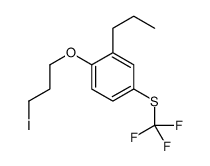 Benzene, 1-(3-iodopropoxy)-2-propyl-4-[(trifluoromethyl)thio]- 结构式