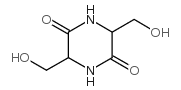 3,6-双(羟甲基)-2,5-哌嗪二酮 结构式
