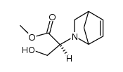 (αS,1R,4S)-α-(羟甲基)-2-氮杂双环[2.2.1]庚-5-烯-2-乙酸甲酯 结构式