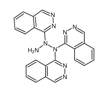 1-氨基-1,2,2-三(酞嗪-3-基)肼 结构式