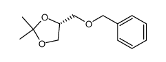 (R)-4-苄氧甲基-2,2-二甲基-1,3-二氧戊环 结构式